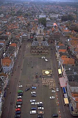 Uitzicht over de markt (tot de herinrichting in 2004)