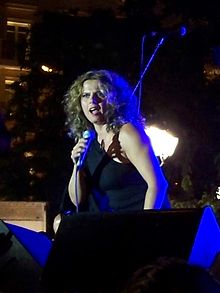 Eleni Tsaligopoulou performing in July 2007