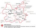 Administrative Gliederung des Hochstifts im 18. Jahrhundert