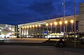 Bahnhof Rīga in der Nacht, 2018