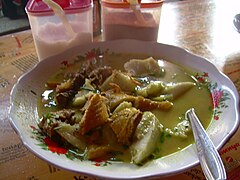 Empal gentong from Cirebon.