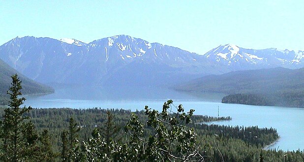 The Kenai Mountains and River