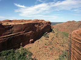 Zicht op de Kings Canyon vanaf de Rim.