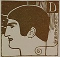 G. Klimt: Initiale D aus Ver Sacrum, März 1898