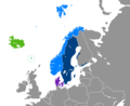 North Germanic Languages distribution