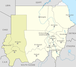 De Soedanese regio Darfur