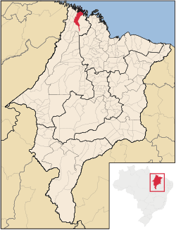 Location in Maranhão state