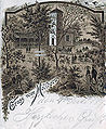 Der Gipfel des Melibokus auf einer Postkarte von 1897