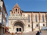 De abdij L'Abbaye St-Pierre in Moissac