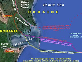 Insula K an der ukrainisch-rumänischen Grenze