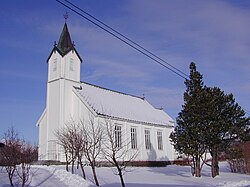 View of the local Osen Church