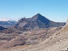 Pierre Menue gezien vanaf de Rocca d'Ambin