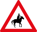 Rides horse