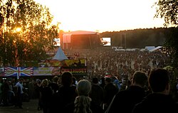 Letzter Abend des Sweden Rock Festival 2008