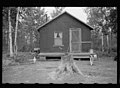 Tar paper shack in the United States, 1930s