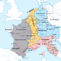 Reichsteilung von 863 (Aufteilung des Reichs von Karl von der Provence)