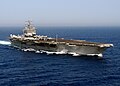 USS Enterprise, Libya'ya karşı Akdeniz'e girmiştir.