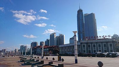 Skyline van Yantai