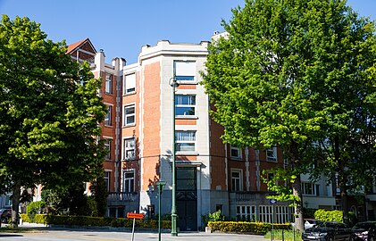 Apartment building, Avenue Franklin Roosevelt/Franklin Rooseveltlaan 110 (1931)