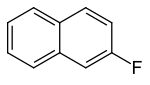 Strukturformel von 2-Fluornaphthalin