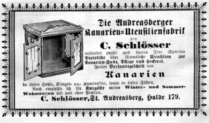 Kanarien-Utensilienfabrik C. Schlösser[3]