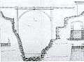 Projektskizze für den Neubau des oberen Teils, 1826