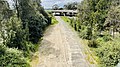 The former alignment alongside James Ruse Drive, October 2022