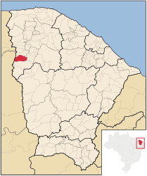 Croatá – Mappa