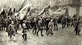 Tarihi Rus aşırı sağcıları; monarşist ve antisemitik, aşırı milliyetçi Kara Yüzler hareketi 1905 yılında yürürken.