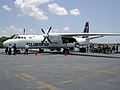 L'An-24 marche CU-T1267 della compagnia aerea Cubana de Aviación all'Aeroporto Internazionale di Cancún nell'ottobre 2007.