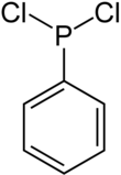 Strukturformel von Dichlorphenylphosphan