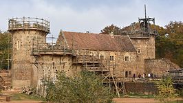 Guédelon einde oktober 2016