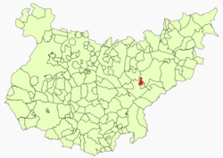 Location in Badajoz