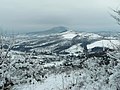 Nagy-Gete télen (előtérben a Hegyes-kő)