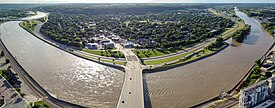 The bridge on Belgrade Ave in North Mankato