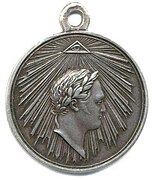 front side of medal