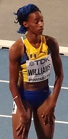 Bronzemedaillengewinnerin Sada Williams