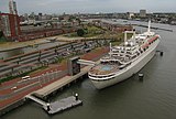 Rotterdam: de SS Rotterdam aan de kade