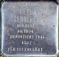 Stolperstein für Gerda Lenneberg (Frechener Straße 7)
