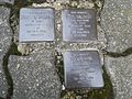 Drei der Stolpersteine am Südwall