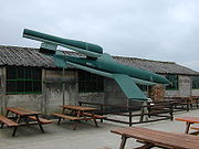 V-1 flying bomb at Eden Camp Museum.