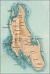 Zanzibar haritası
