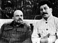 Vladimir Lenin ve Josef Stalin, (1 Eylül 1922)