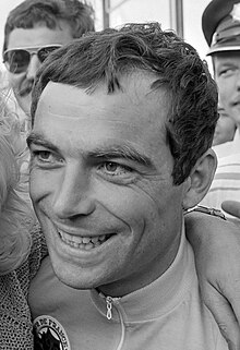 Race winner Hinault (photographed in 1982)