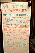 CMU Art+Feminism Wikipedia Edit-a-Thon