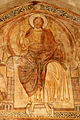 Majestas Domini Abtei Saint-André (Lavaudieu), Ausschnitt aus Fresko im Refektorium