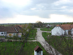 Felsőerek látképe a kápolna tornyából