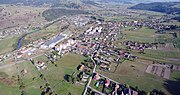 Aerial view of Gălăuțaș