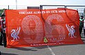 Banner anlässlich des 20. Jahrestags der Hillsborough-Katastrophe