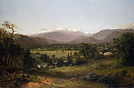 Mount Washington vanuit de vallei van Conway (1869), John Frederick Kensett